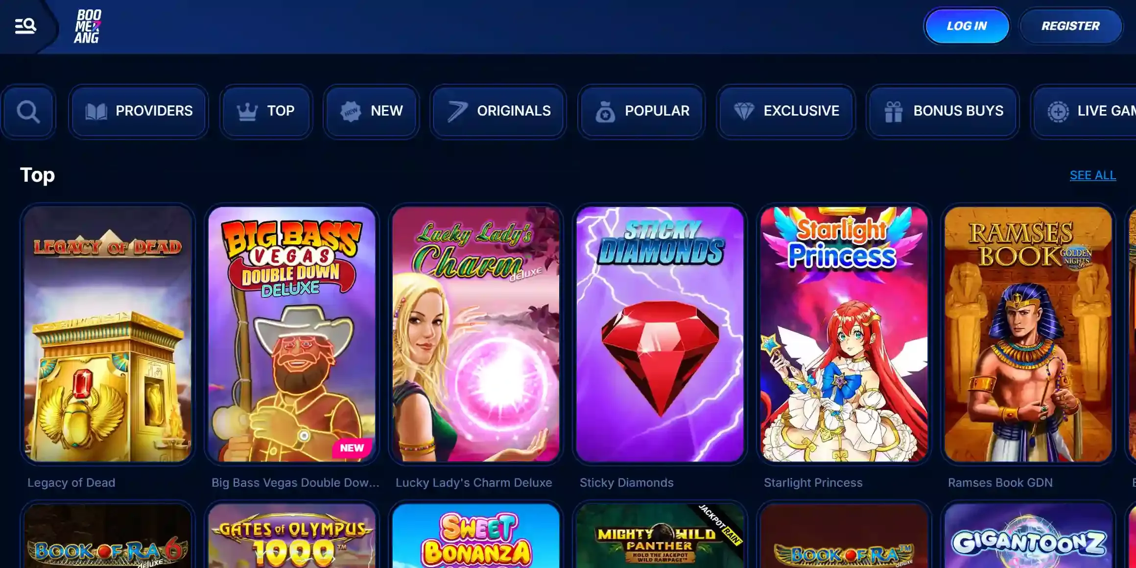 boomerang bet mobil sürüm TOC 7