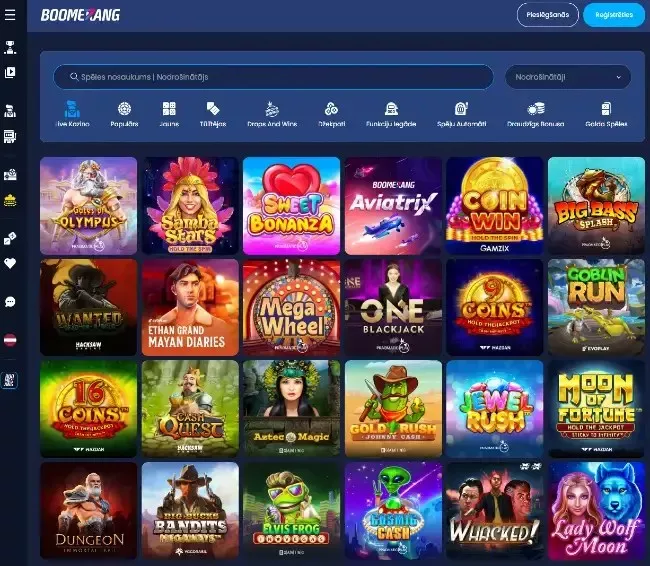 boomerang bet žaidimai TOC 1