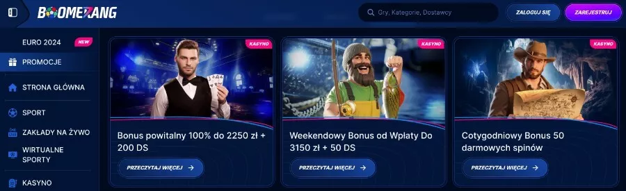 ODBIERZ BONUS - wersja mobilna boomerang bet - Boomerang Bet | 8